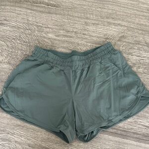 lululemon athletica Women's Athletic track that 5” Short in Teal Green
